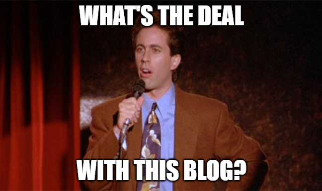 a blog about nothing